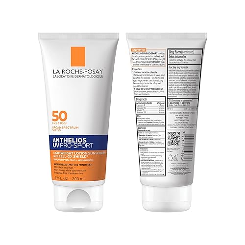Miniatura 11 de La Roche-Posay Anthelios UV Pro-Sport SPF 50 Sunscreen for Face & Body, Water & Sweat Resistant with Non-Drip Formula, Invisible Broad Spectrum