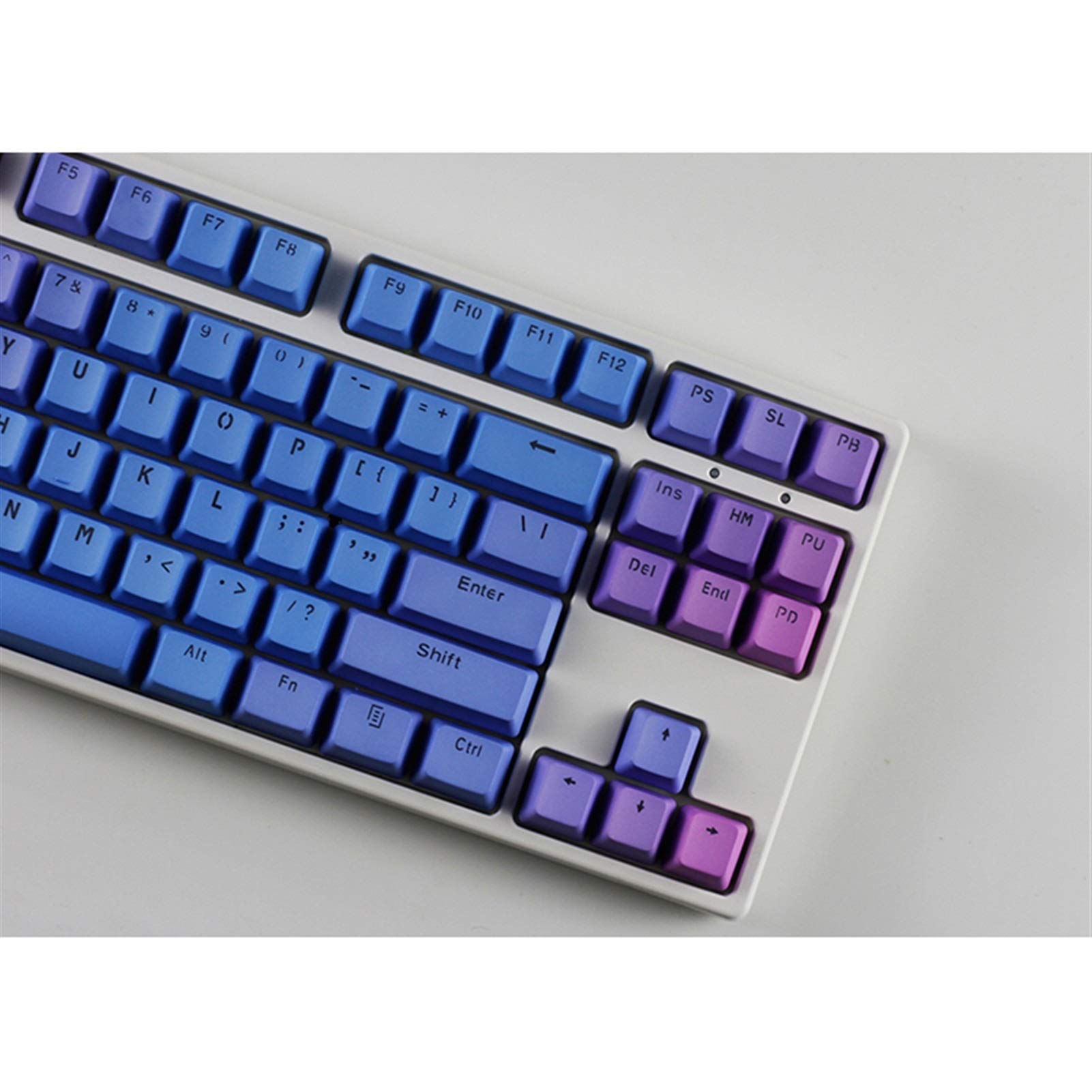 104 Keycaps Aus PBT – OEM-Profil, Doppelschichtig Milchig/transparent, Für Mechanische Tastaturen