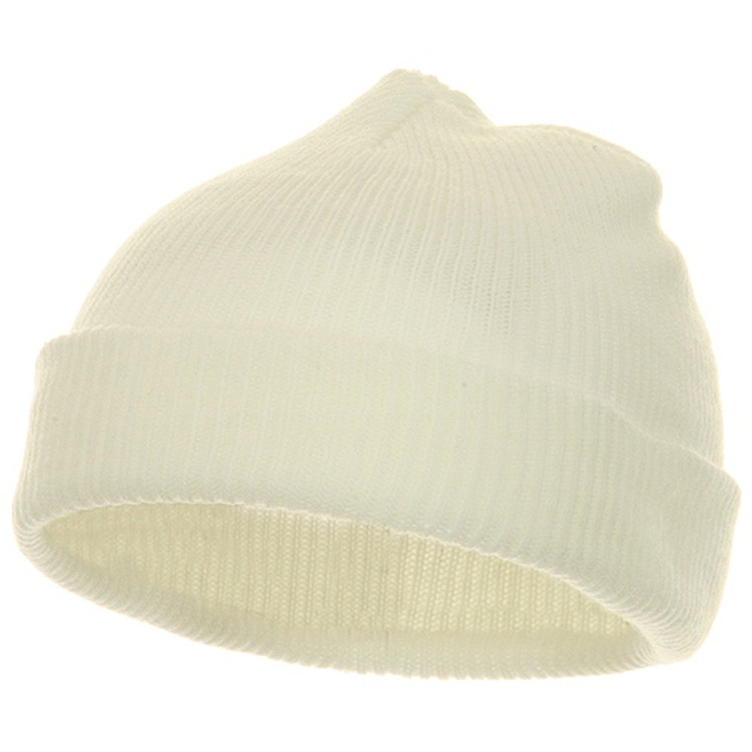 ArtexInfant Knit Cuff Beanie - White