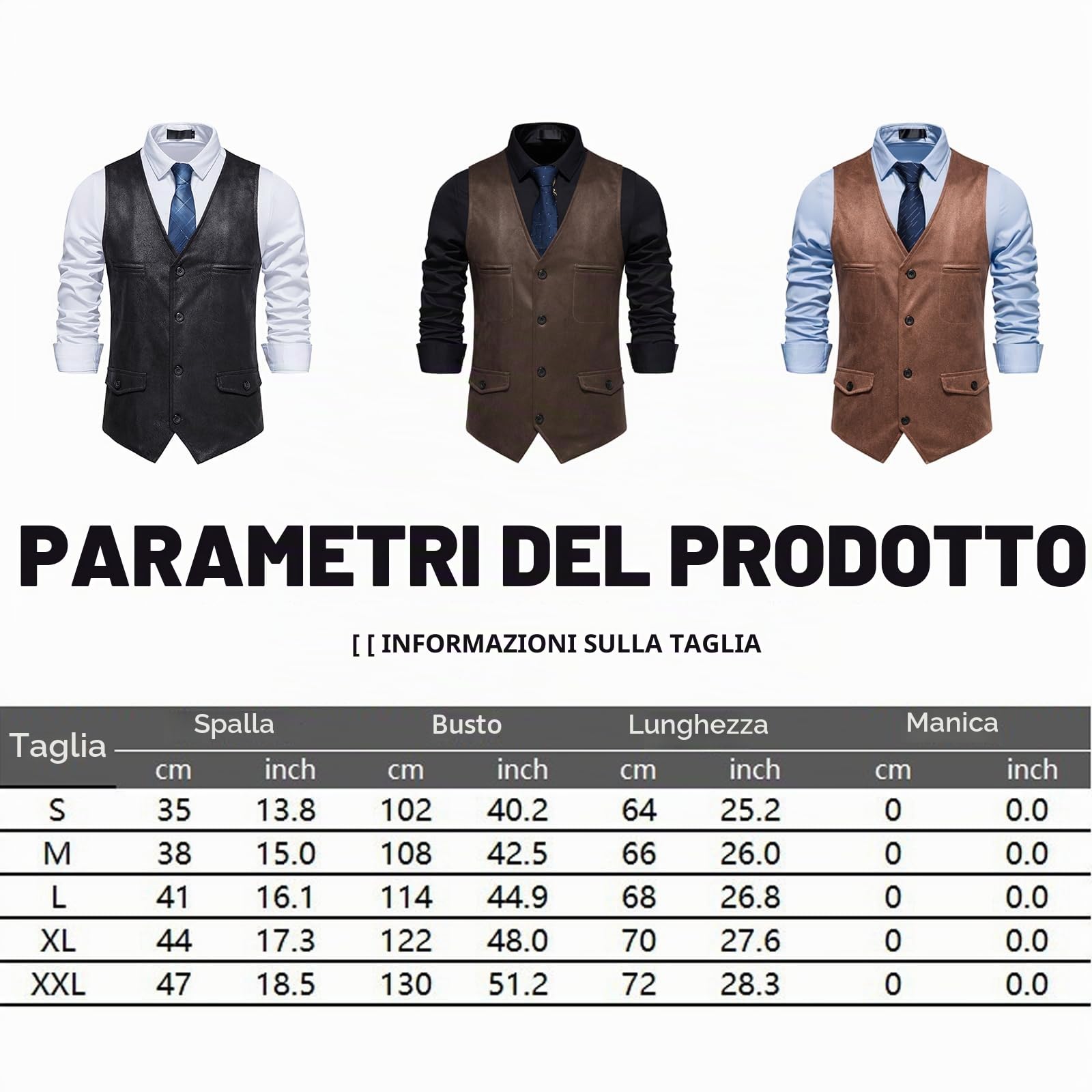 MakingDa Gilet da uomo formale senza maniche con scollo a V in pelle scamosciata gilet Business Casual Suit Vest