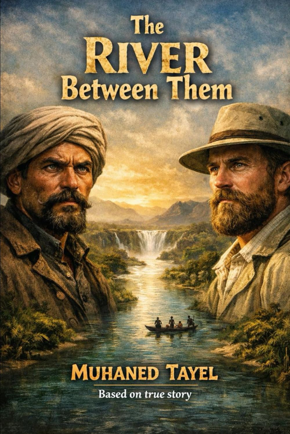 The river between them