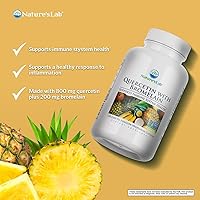Vista 2 de Nature's Lab Quercetina Bromelina - Sin OMG, sin gluten, apoya la salud del sistema inmunológico* - 120 cápsulas