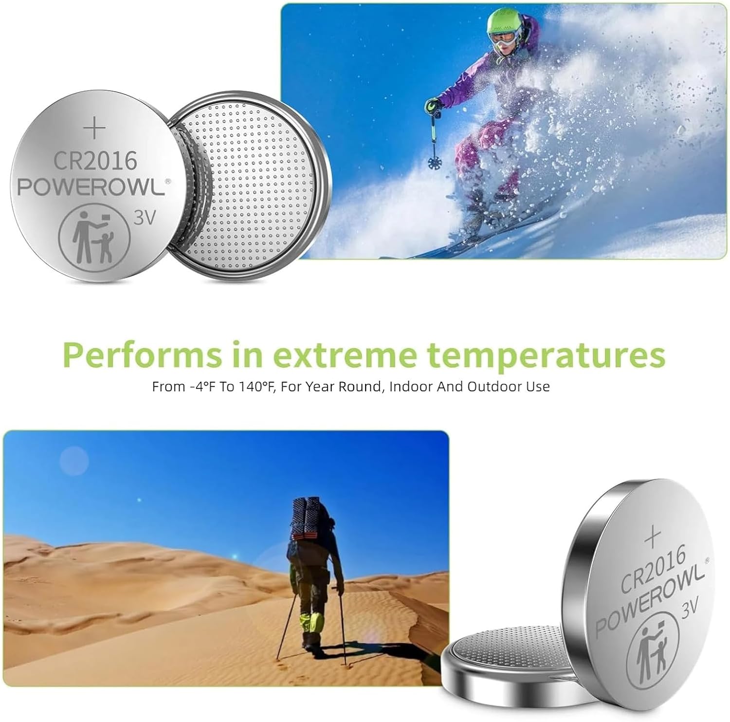 Battery performing in extreme temperatures