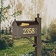 Whitehall Products Deluxe Mailbox Package, Aluminum, French Bronze - Includes Side plaques (Order Form Will be with delivery)