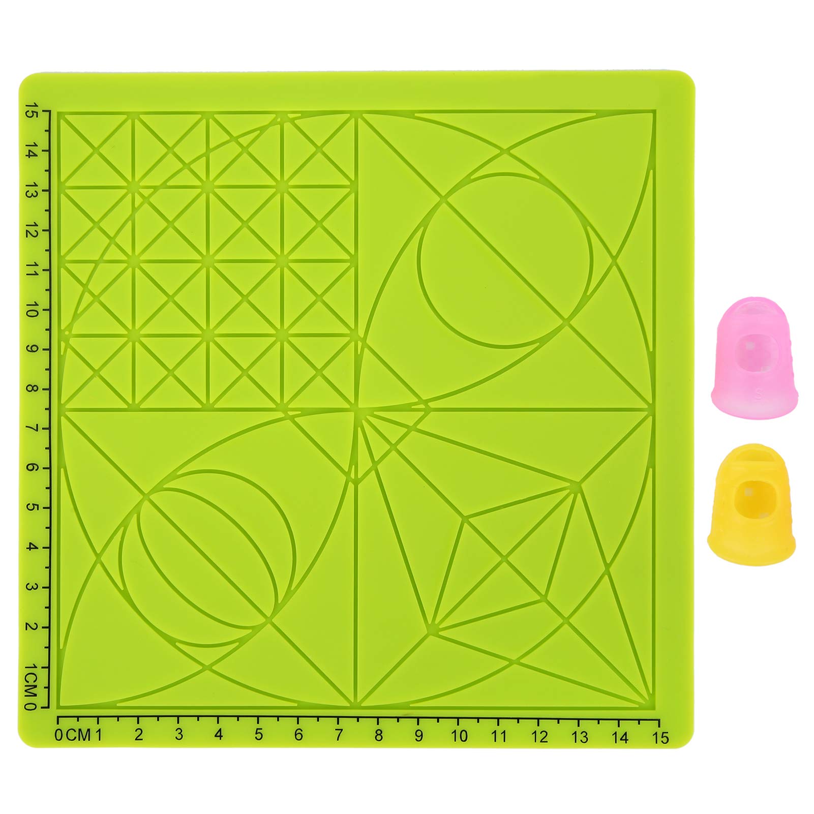 Non-stick Multi-pattern 3D Printing Pen Mat, Basic Template Designing 3D Printing Pen Silicone Design Mat, Beginners/Professionals for Kids/Adults-image-14