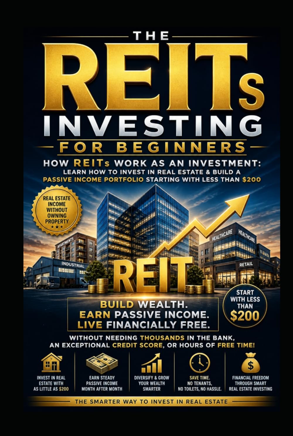 The REITs Investing For Beginners: How REITs work as an Investment: Learn How to invest in Real Estate & Build a Passive Income Portfolio Starting with less than $200