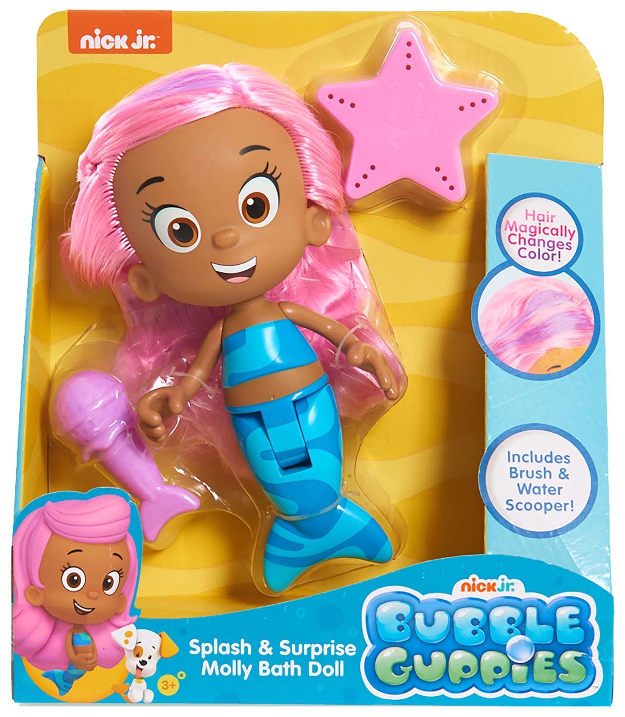 Buy Nick Jr. Bubble Guppies Splash & Surprise Molly Bath Doll Hair