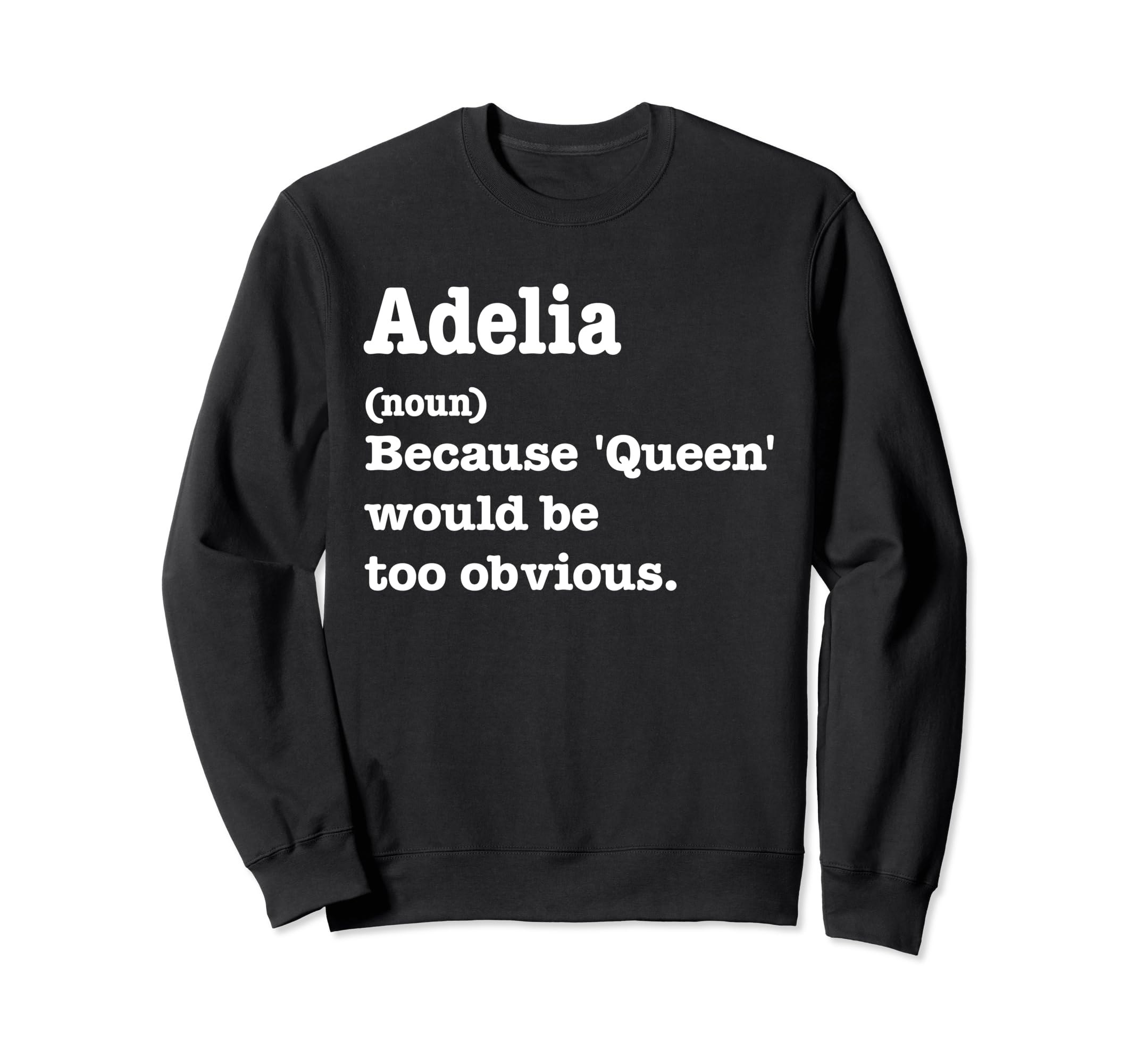 ADELIA Sarcasm Queen Tee - Custom ADELIA Women's Sweatshirt