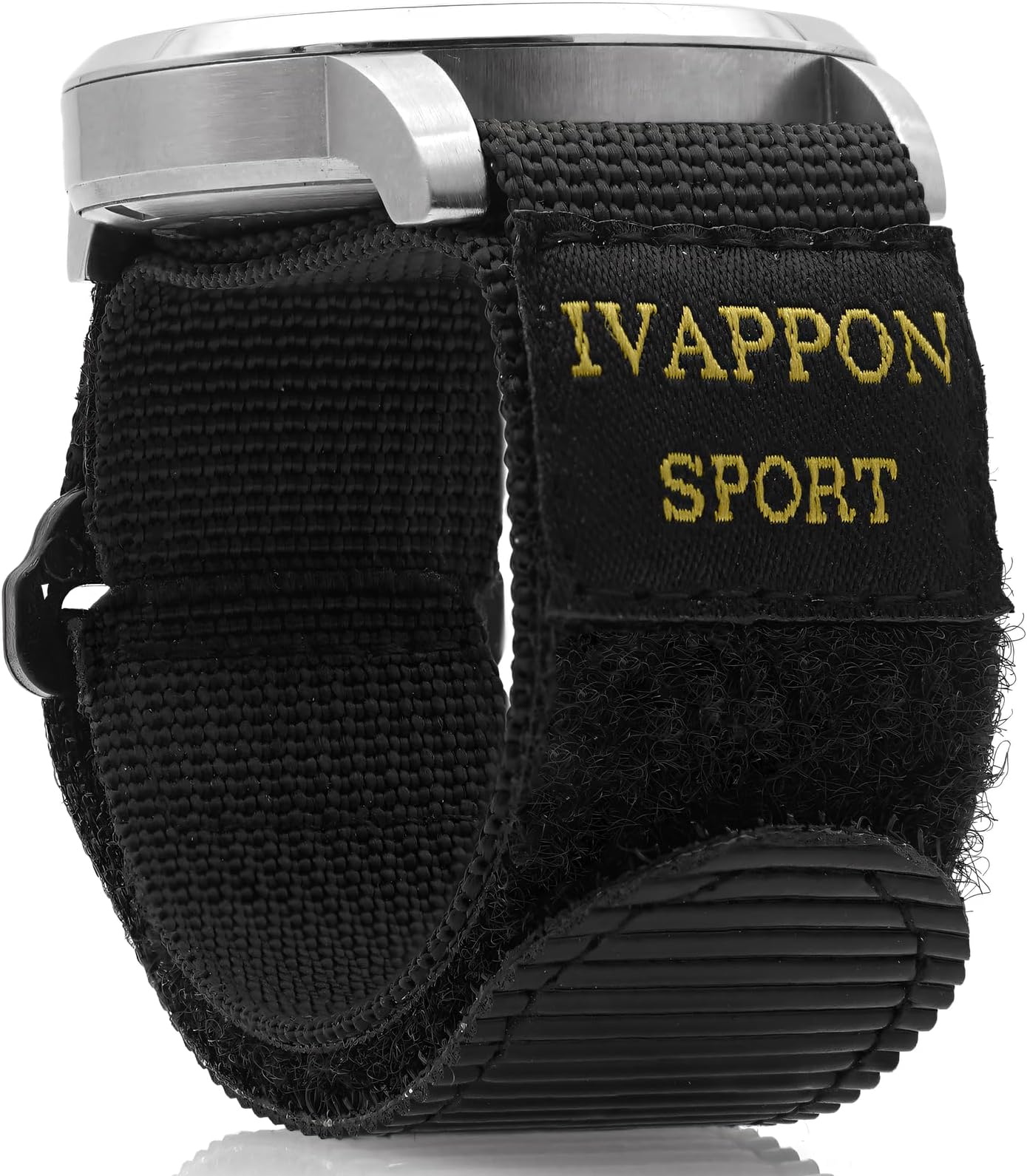 Hook Loop Sport Watch Strap 18mm 20mm Nylon Straps Black Blue Fastening Watchband