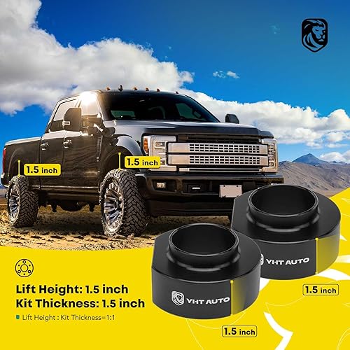 Miniatura 10 de YHTAUTO Kit de nivelación delantera o trasera de 2 pulgadas compatible con Jeep Cherokee 1984-2001, Grand Cherokee 1993-1998, Wrangler 1997-2006,