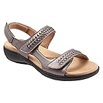 Trotters Romi Woven Pewter Metallic 6 M (B)
