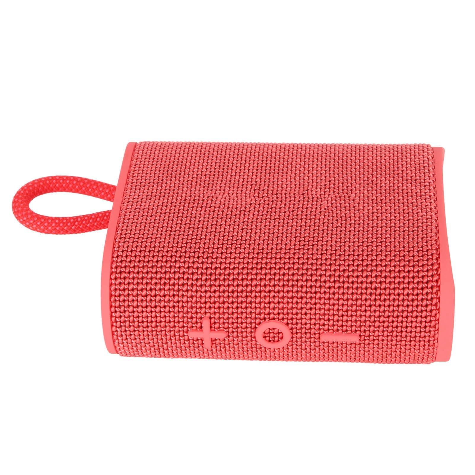 AMONIDA Altoparlante Bluetooth Wireless con Luce RGB e Riduzione del Rumore per Uso in Campeggio All'aperto Impermeabile IPX7 (rosso)