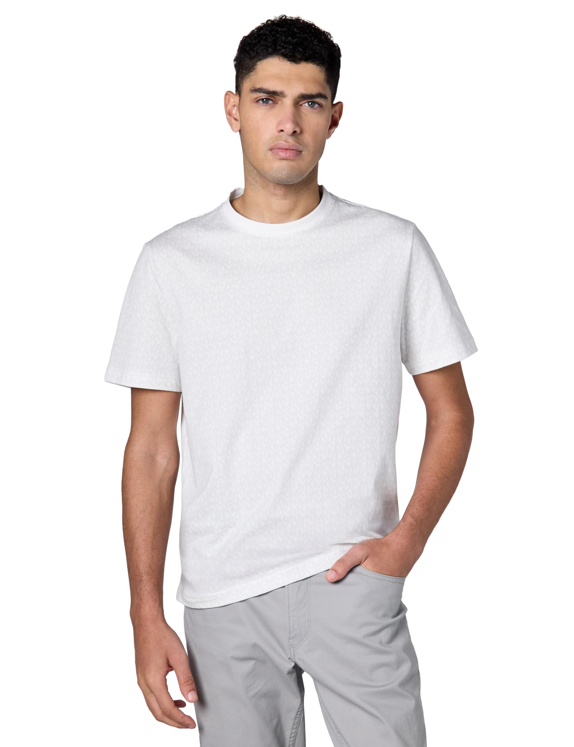 Michael Kors Mens Mk Signature T-Shirt
