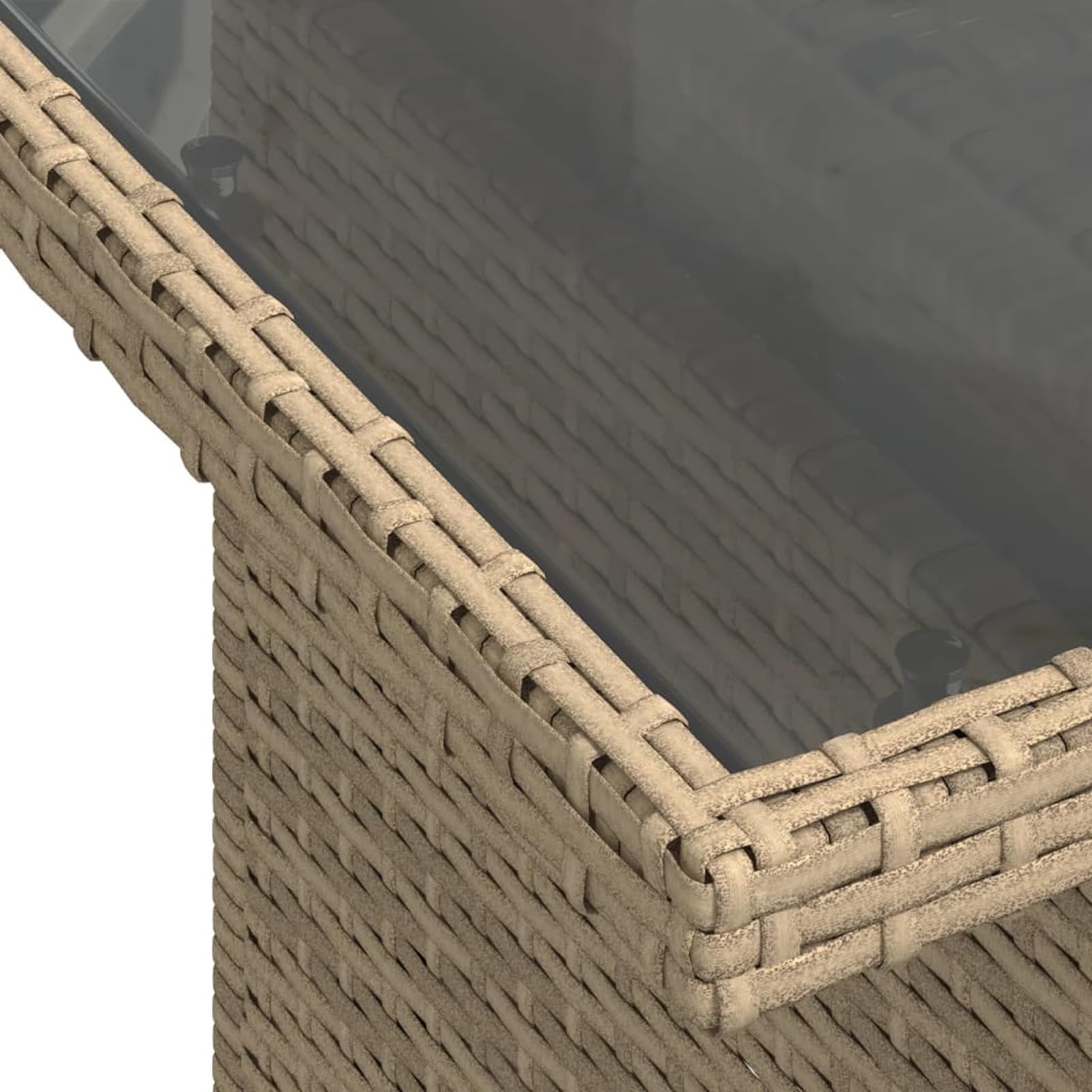 Lechnical Set Divano da Giardino 10 pz con Cuscini Beige in Polyrattan,Set di Conversazione per Patio,Set Salotto da Esterno,Set Divano da Giardino Esterno-3266849