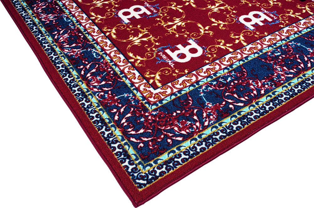 Meinl Cymbals Drum Rug Schlagzeugteppich 2x2 Meter für große Setups - rutschfester Boden, dicht gewebter Stoff – Drumset Zubehör, Oriental (MDRL-OR)