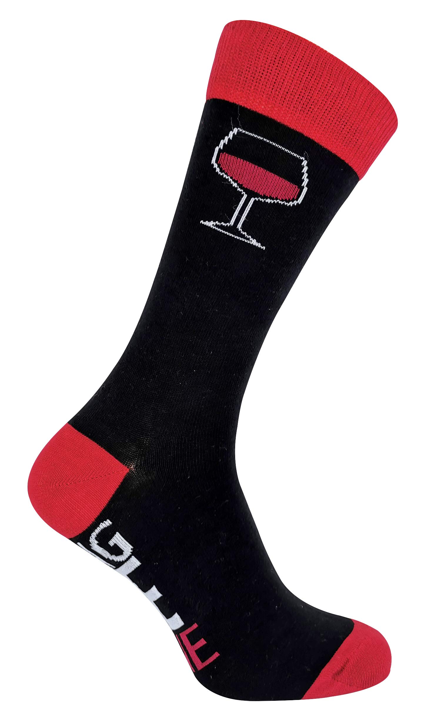 Sock Snob Men's Wine If You Can Read This Bring Me... Funky Theme Socks 1 Pair (4-8, )