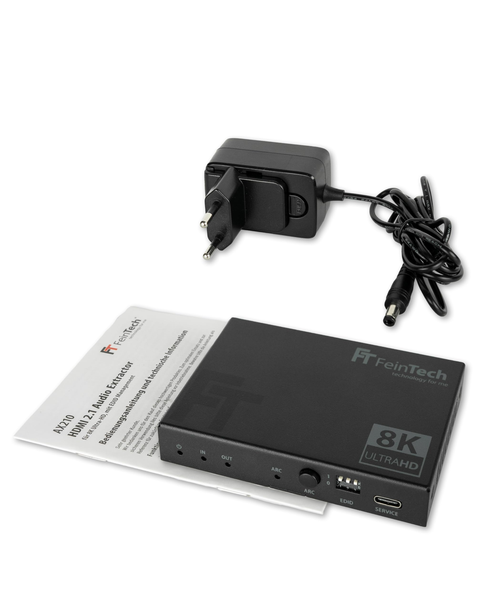 FeinTech AX210 HDMI 2.1 Audio Extractor 4K 120Hz 8K VRR ALLM