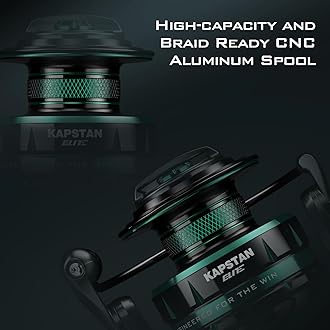 KastKing Kapstan Elite Spinning Reel, High Speed Saltwater Spinning Reel, Size 6000