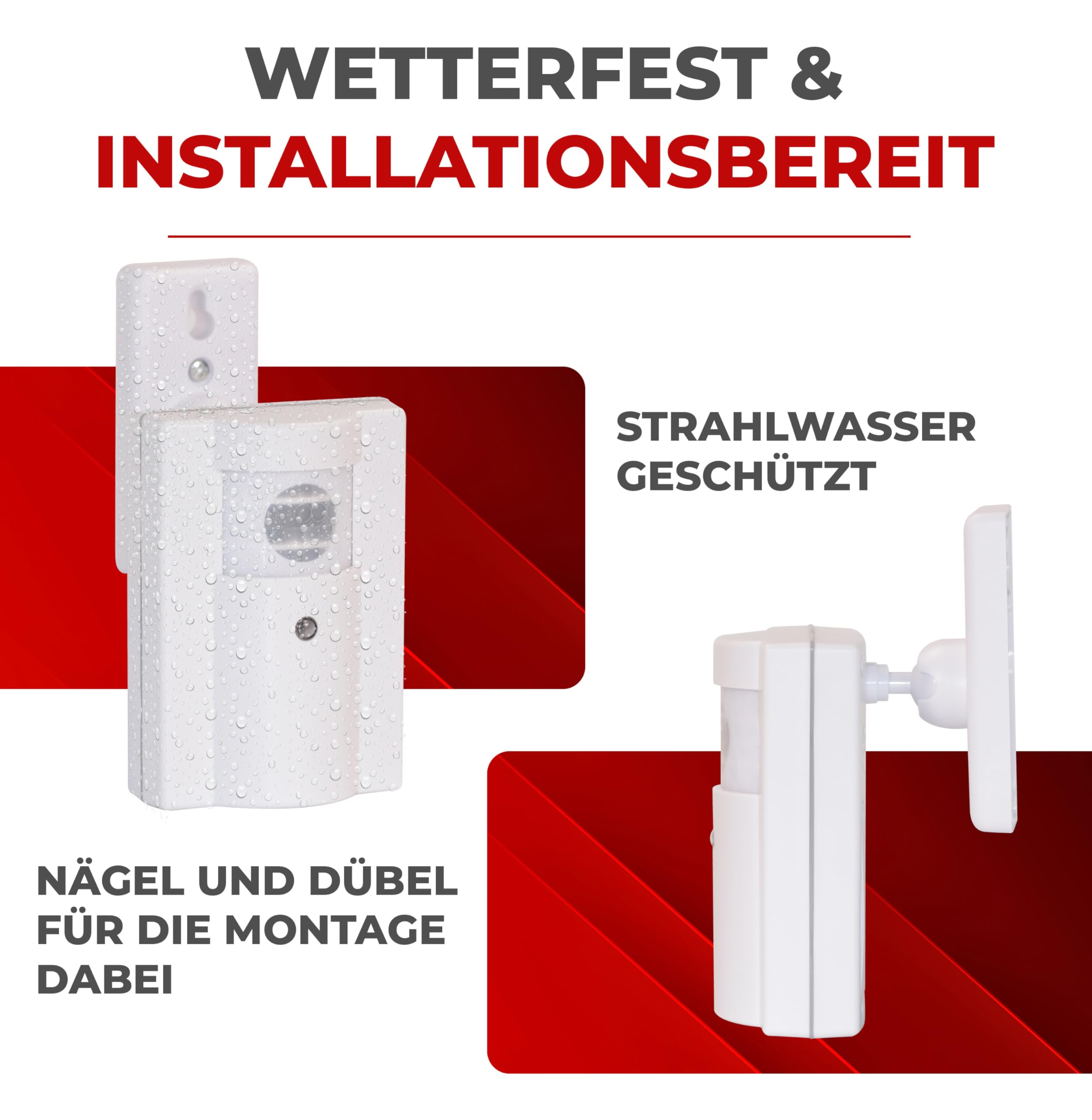 HEIDEMANN Funkklingel Set HX Pet - Haustierklingel - erweiterbar - HX Funklingel