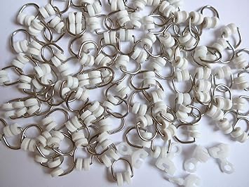 100 Stück Gardinenzubehör Set Mit Haken Und Gleitern