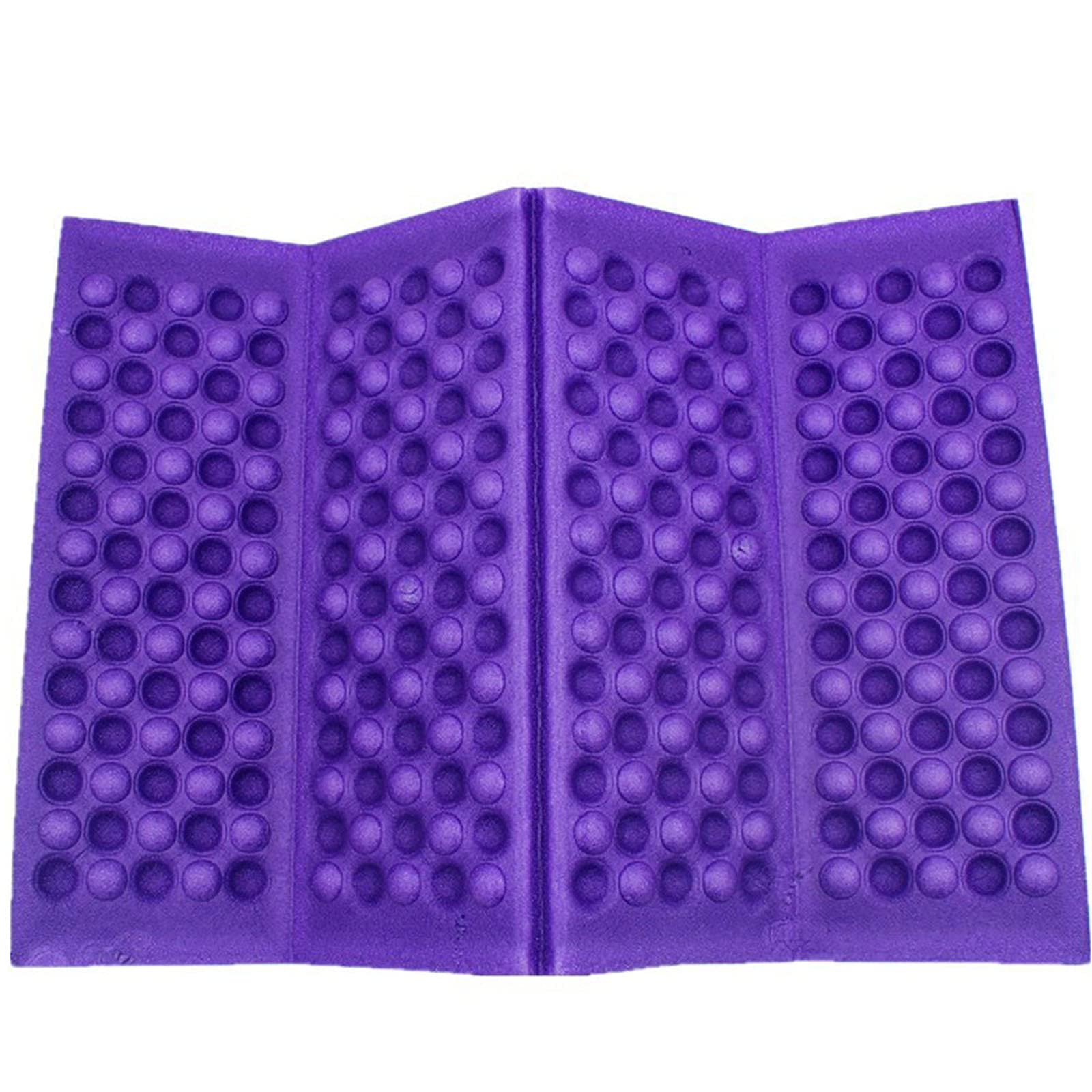 ZHIMEI Portable Lightweight Mini Waterproof Folding Mat Foam Sitting Pad Foldable Kneeling and Seat Cushion Outdoor Mini Camping Seat Cushion for Picnic,Backpacking,Trekking,Mountaineering (Blue,)