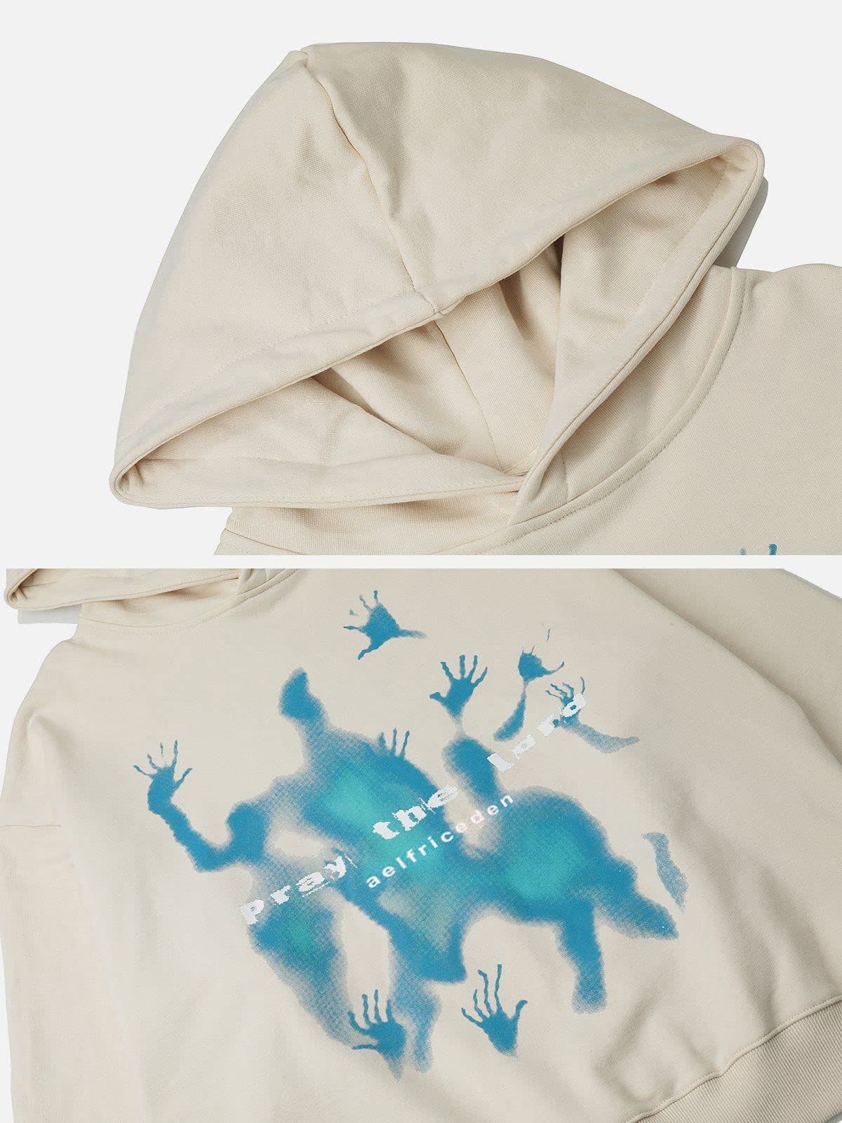 Aelfric Eden Felpa Oversize con Cappuccio Uomo Sweatshirt Maglia di Tuta Pullover Cotone Manica Lunga Hip Hop Hoodies Autunno Invernale Moda Unisex