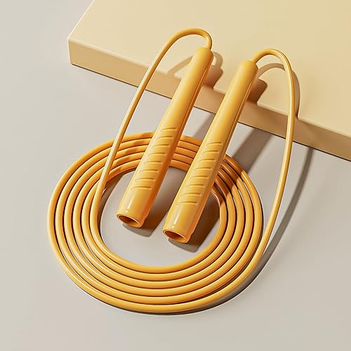 Cuerdas de saltar para niños, cuerda de saltar ajustable para niños con asas de ABS y cuerda de PVC para niños, estudiantes y niños pequeños