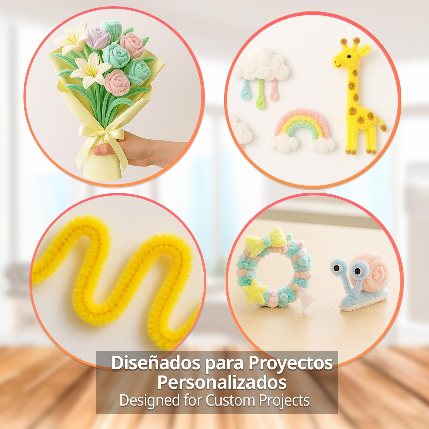 Scovolini per Fai-da-Te 30 cm Azzurro Pastello 50 pz Morbidi e Modellabili OFITURIA