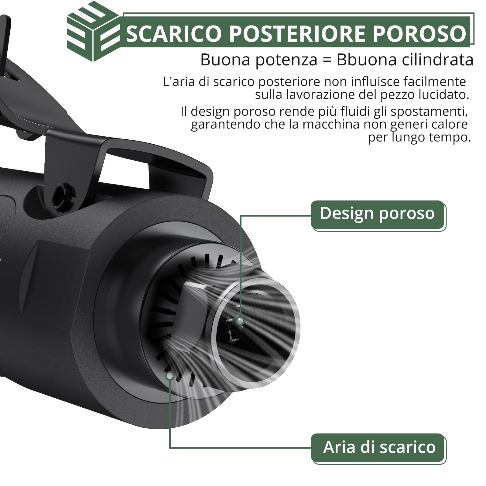 EYPINS Smerigliatrice Pneumatica Diritta,25000 rpm,Smerigliatrice Pneumatica Angolare Compressa con 1/4 "e 3/8" Mandrini,Adatta per Lucidatura,Sbavatura