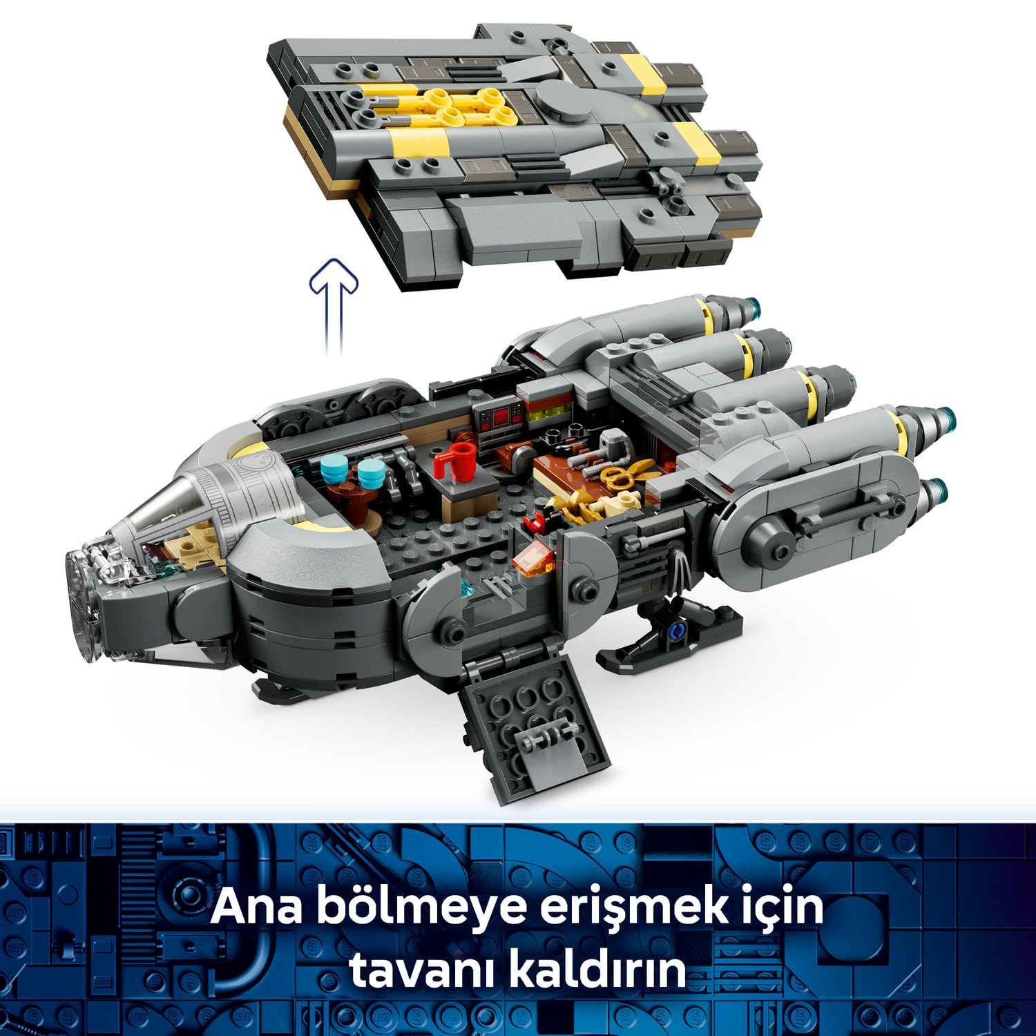 LEGO Star Wars: Mandalorian ve Grogu Anzellan Starship’i 75445