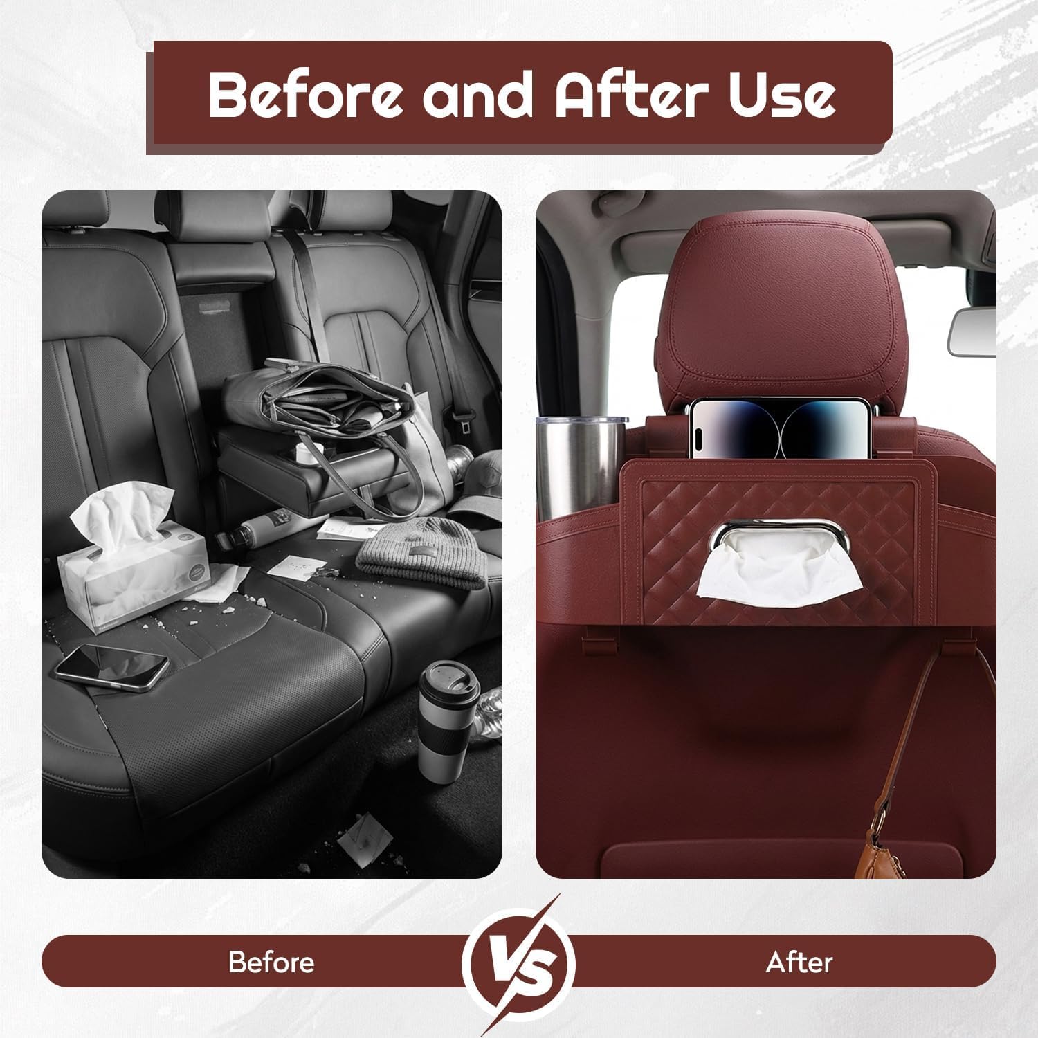 Organizador Asiento Coche para Acura MDX/RDX/TLX/ILX/NSX