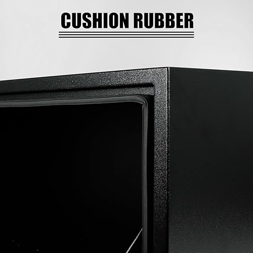 Miniatura 4 de Caja de herramientas de acero resistente con cerradura de mango en T, organizadores y almacenamiento perfectos para camionetas, remolques y caja de