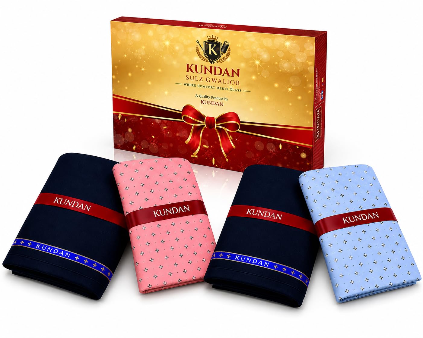 kundan sulz gwalior Unstitched Poly Cotton Printed Shirt & Trouser Fabric-picture-17