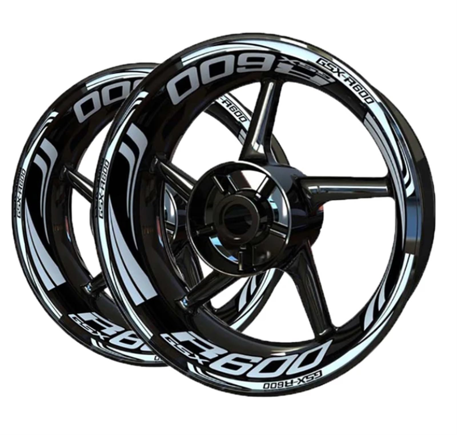 Motorcycle Wheel Stickers Film for Suzuki GSXR600 GSXR 600 Wheel Rim Sticker