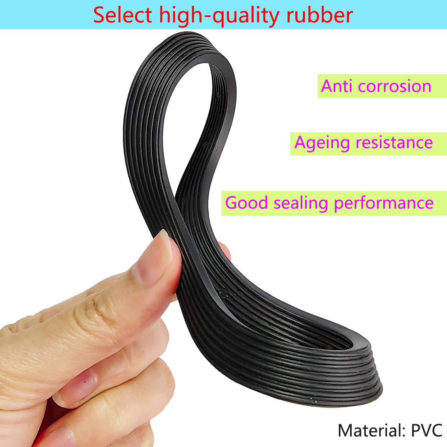 Qrity Sink O Ring Seal Washer, 4 Pcs, Sink Basket Strainer Waste Seals - Image 4