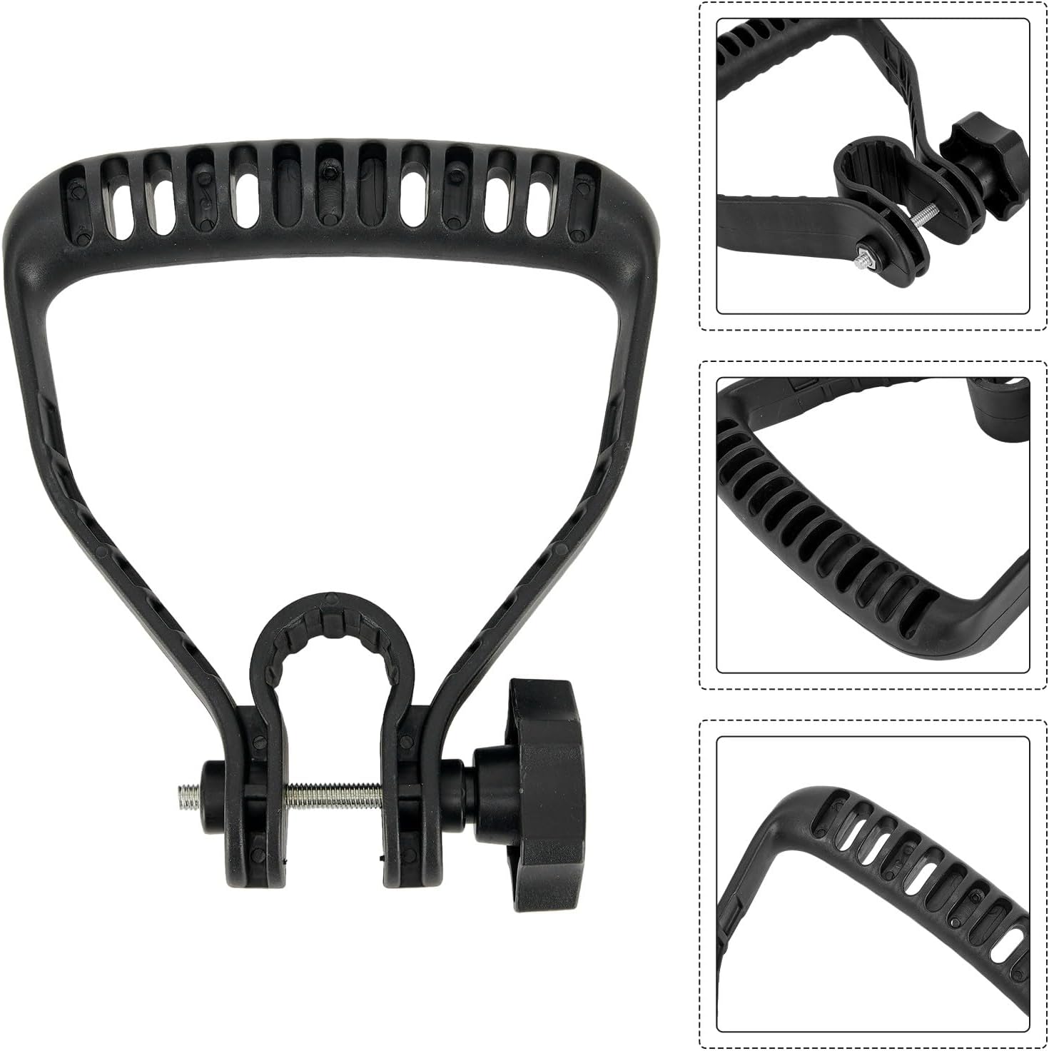 Plastic and Steel Handle Electric Cordless Grass, Black for Replacement Grip Accessory Garden Lawn Mower Tools image 3