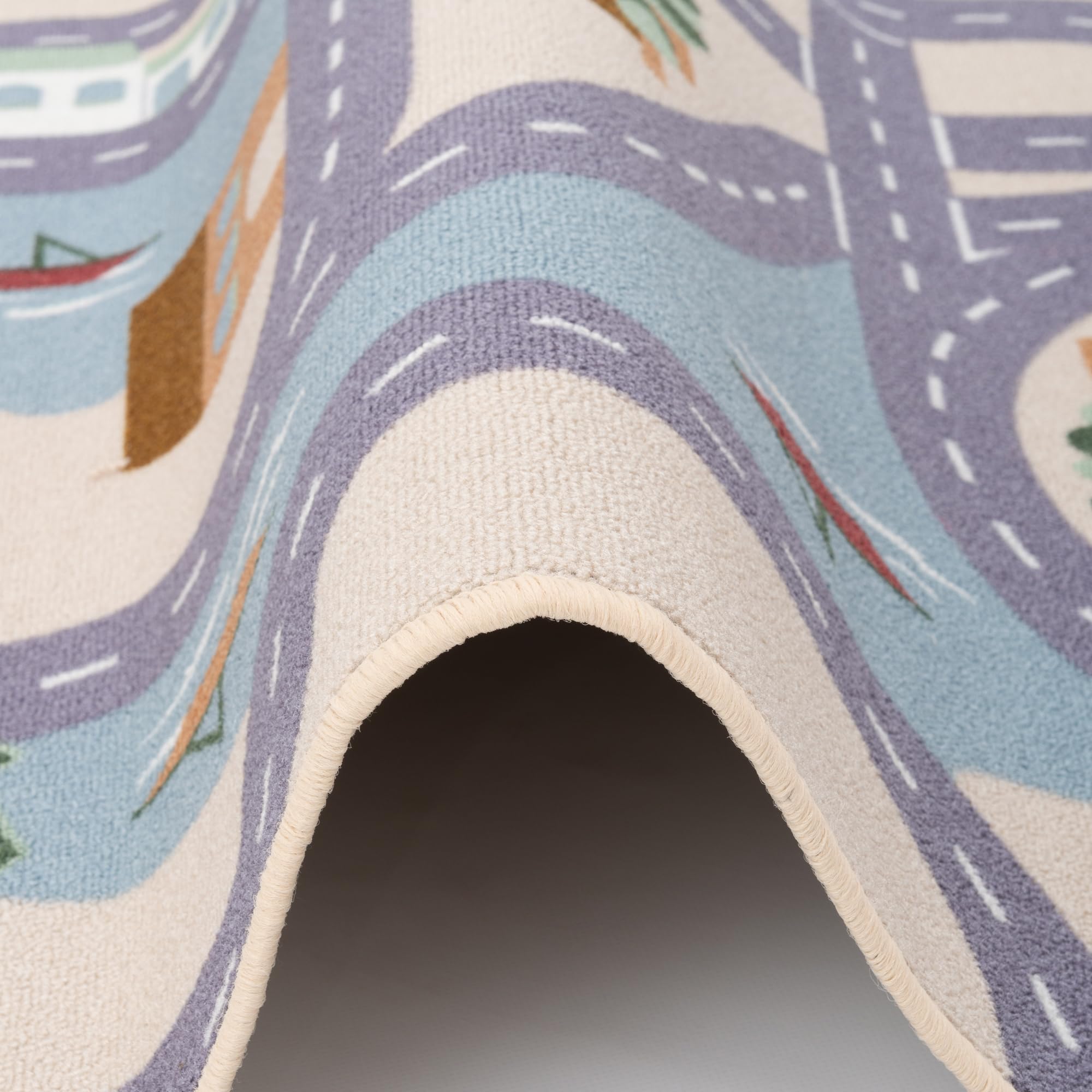 Snapstyle Tapis pour Enfants Tapis de Jeu Grand Choix Tapis de Rue Facile d'entretien résistant Chambres d'enfants