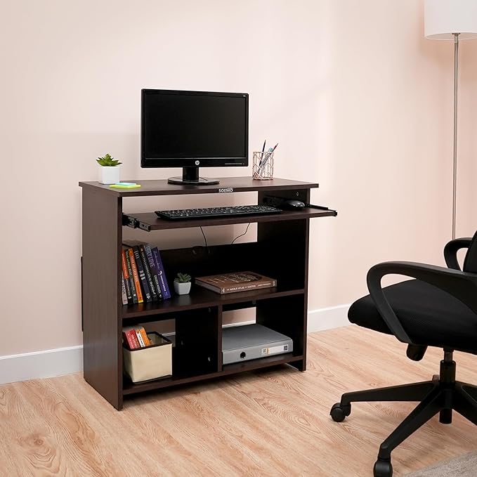 Amazon Brand – Solimo Devon Engineered Wood Study Table (Wenge Finish) at Rs. 2489
