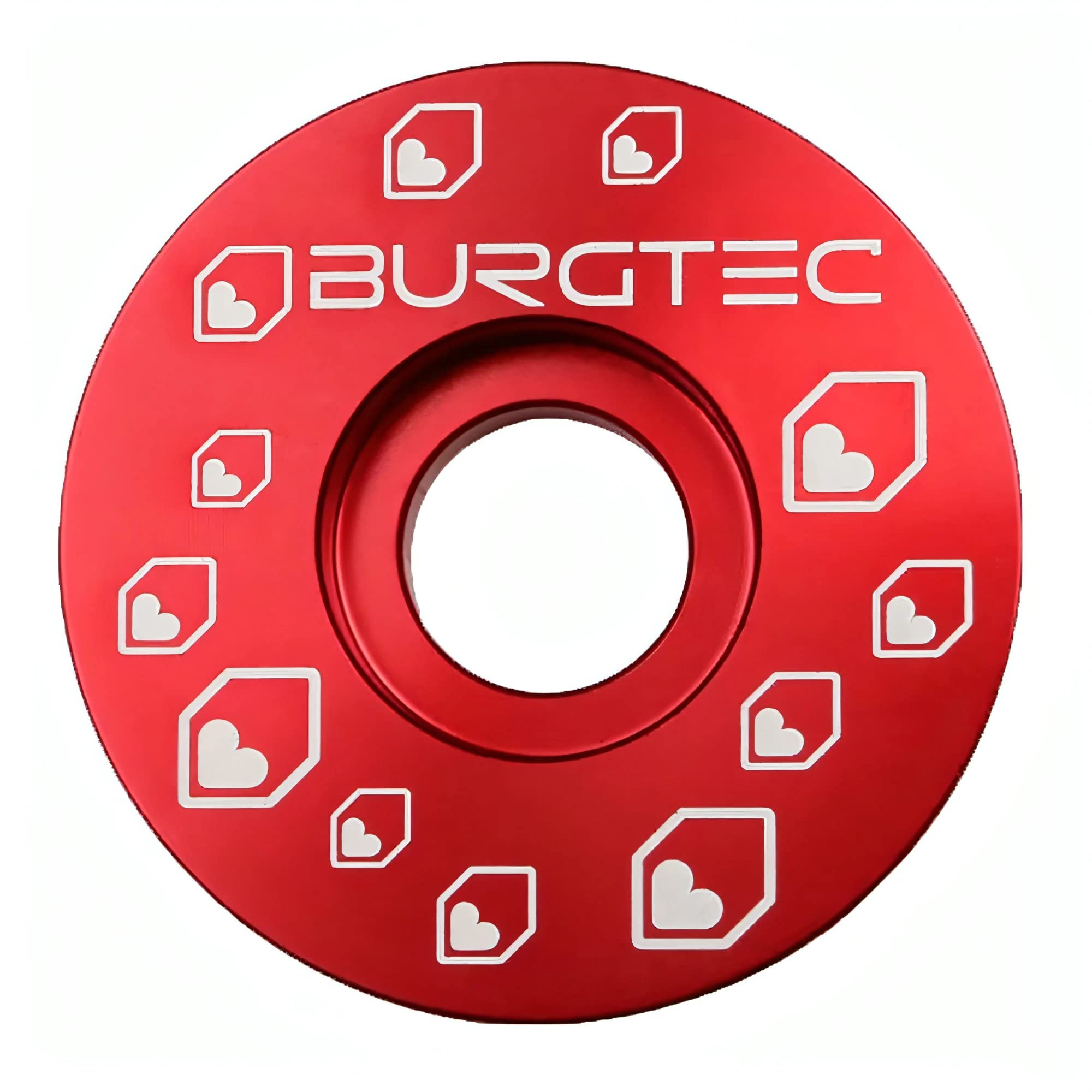 Burgtec Top Cap Race Red