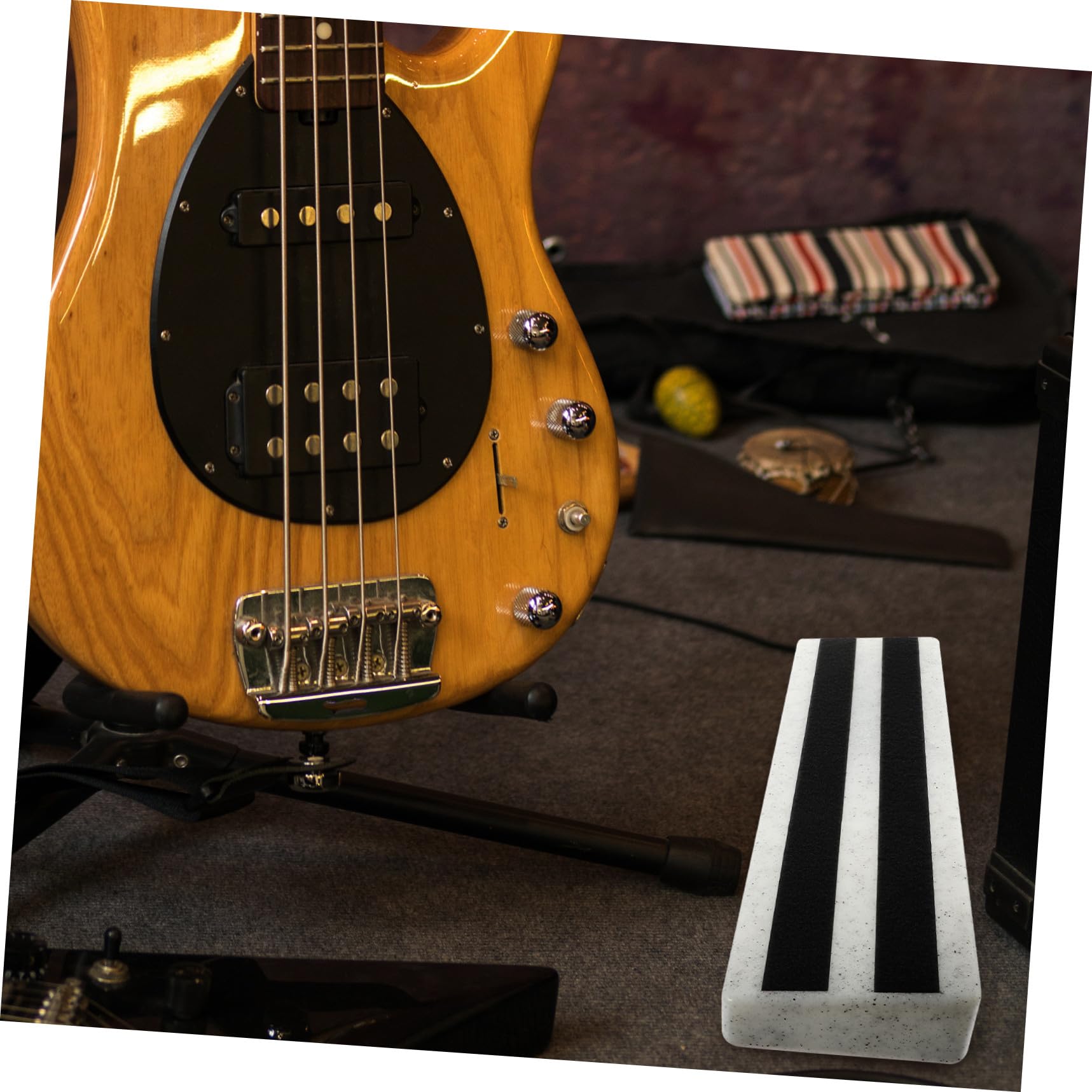 DECHOUS Pedalera de Guitarra Eléctrica Base para Pedal de Efectos Resistente y Duradera, Organizador Simple para Instrumentos Musicales, Soporte Práctico para Uso en Escenario