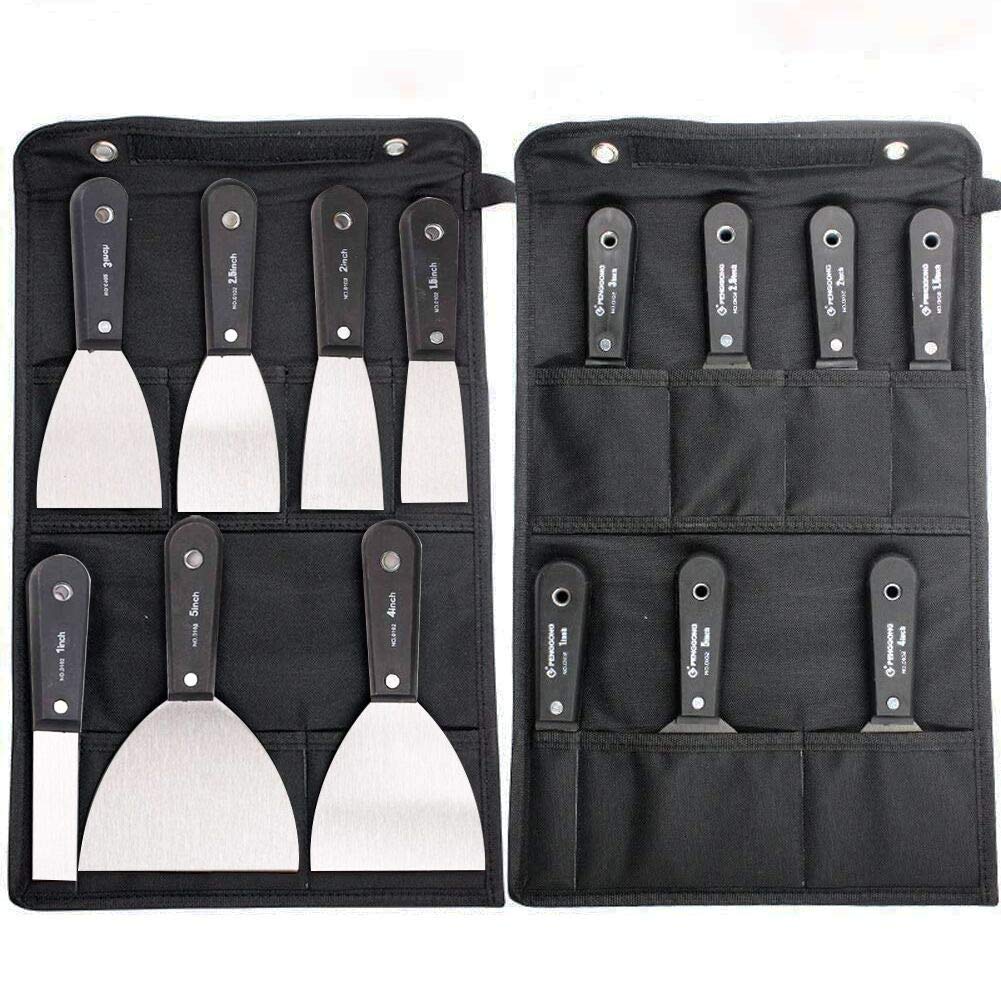 Buy 7 PCS Drywall Tools, Putty Knife Set, 50 Steel Drywall Knife, Sc
