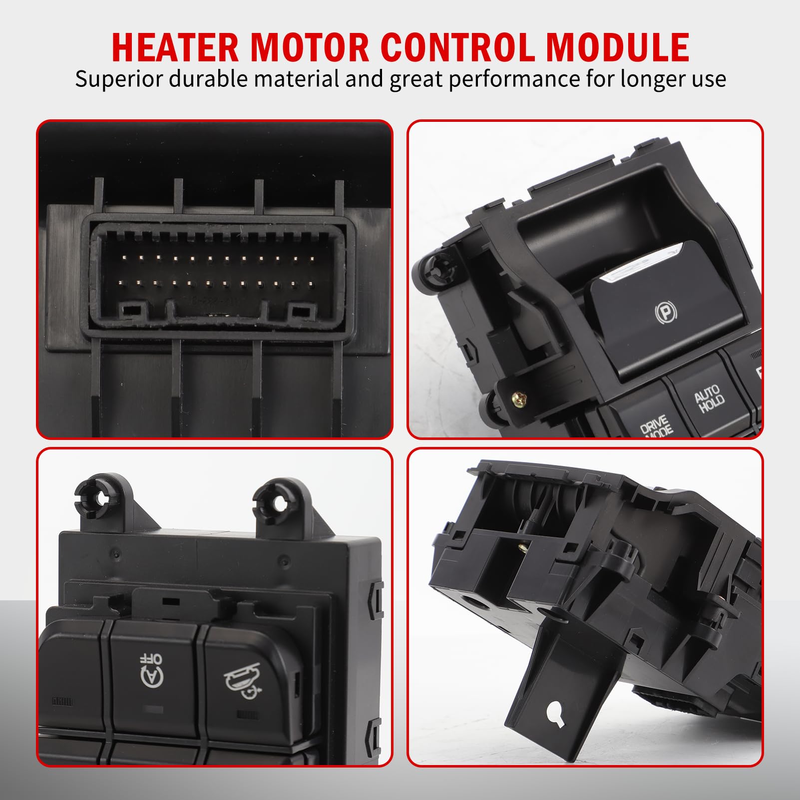 Freno di Parcheggio Elettronica 93300D3010 Per Hyundai Tucson 2016-2017 Interruttore Freno Mano Elettronico Pulsante Controllo Console 93300-D3010 Nero