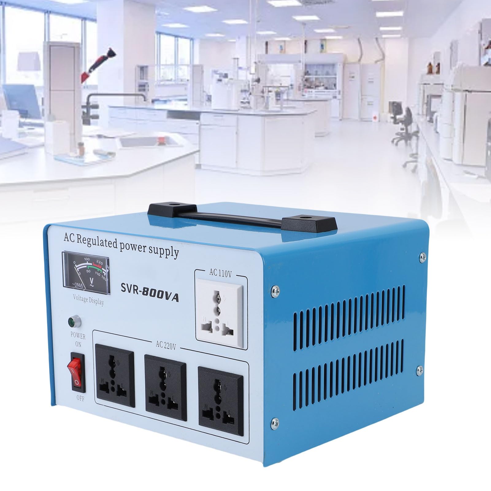 Stabilizzatore di Tensione Monofase Superiore da 800 W per Computer, Smartphone, Apparecchiature Fotografiche, Garantisce una Tensione di Uscita Stabile per Dispositivi Elettronici Sensibili,