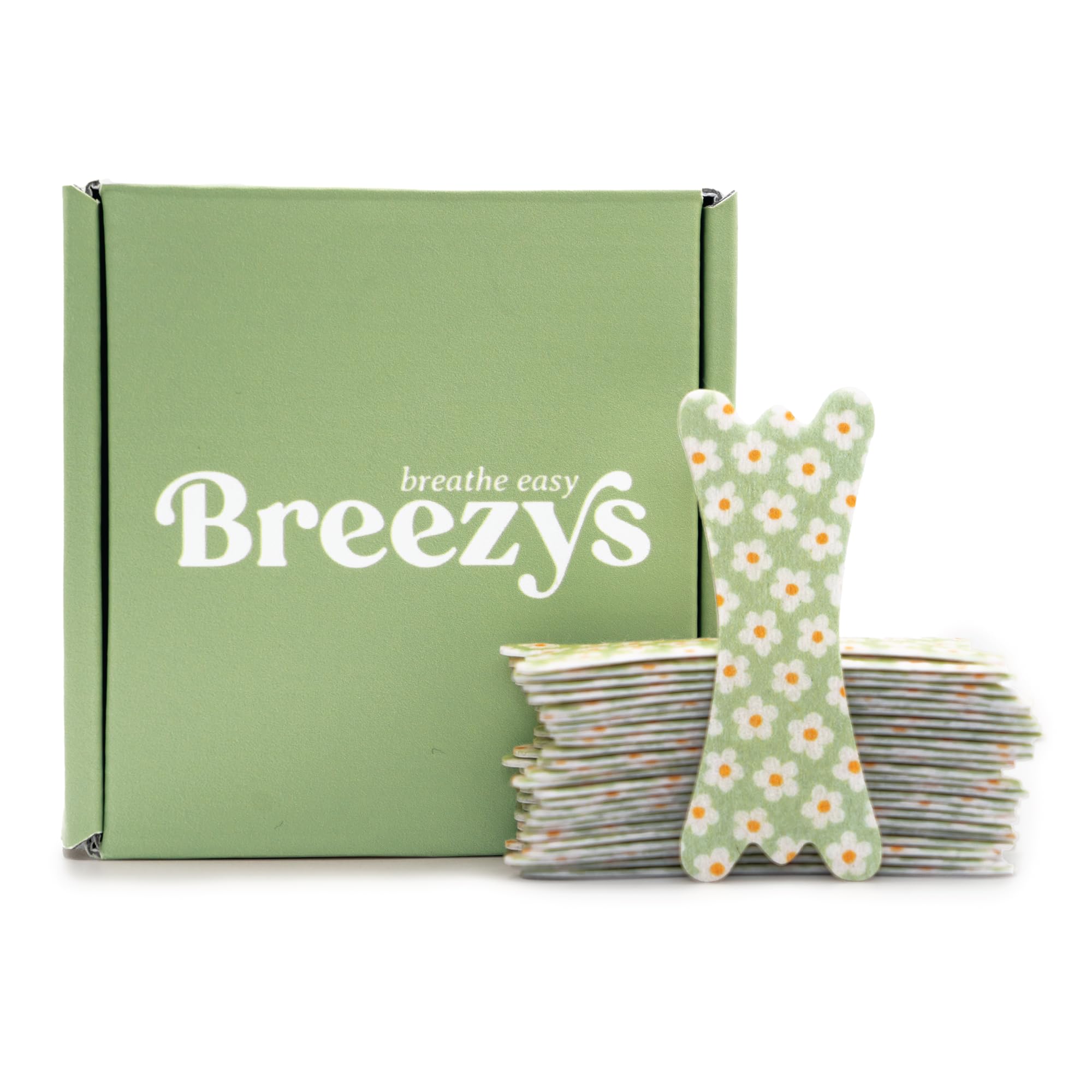 Breezys Nasal Strips for Snoring and Better Sleep Extra Strength Nose Strips for Nasal Congestion Relief Stylish Comfortable