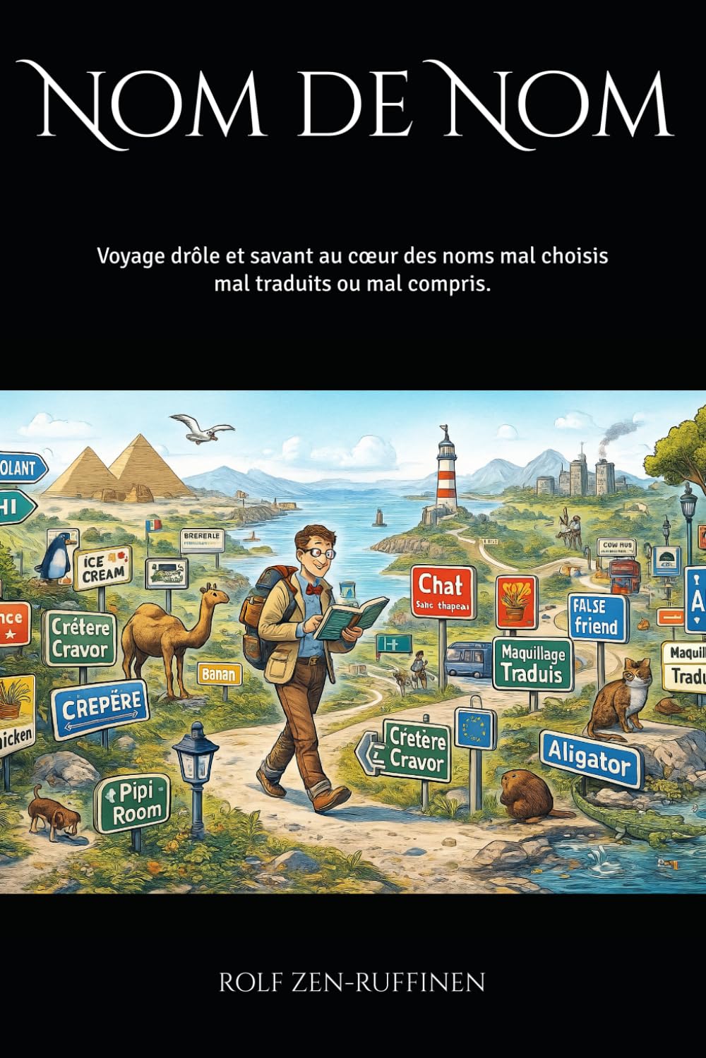 Nom de Nom: Voyage drôle et savant au cœur des noms mal choisis, mal traduits ou mal compris.