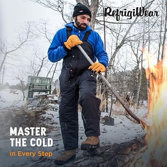 RefrigiWear Iron-Tuff High-Bib Overalls for Men, Rated to -50F