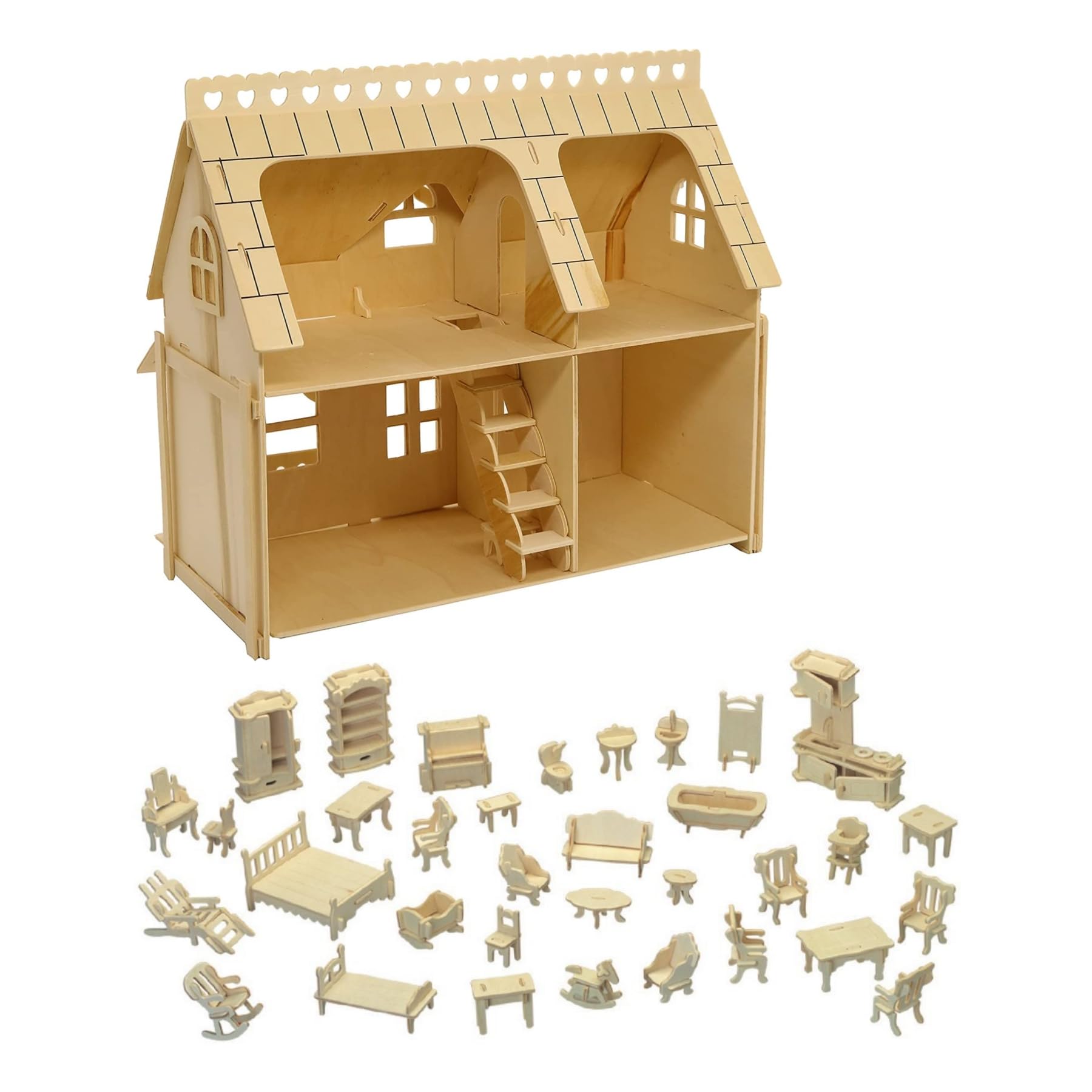 3d houten puzzel volwassenen - Modelbouw gebouwen 3d houten puzzel volwassenen - Modelbouw gebouwen