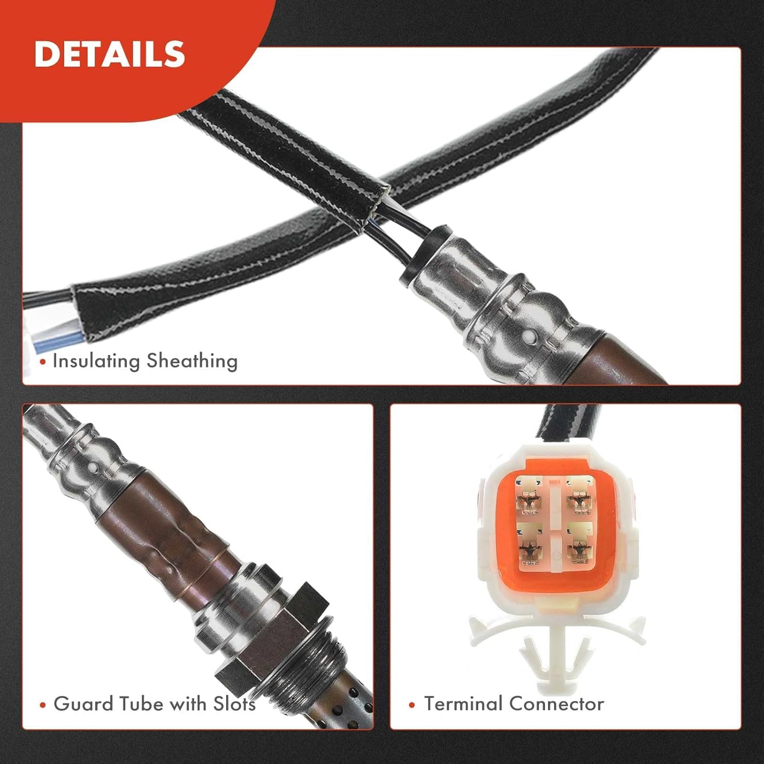 A-Premium O2 Oxygen Sensor Compatible with Toyota Corolla 1988, Land Cruiser 1990-1992, Pickup 1989-1991 & Chevrolet Nova 1988, L4 1.6L, Replace# 8946569035, 8946539246