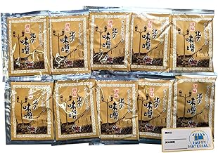 Sokami Miso Ramen Soup, 1 Serving Small Bag, 1.8 oz (50 g) x 10 Bags, Includes Hapimate Open Date Seal