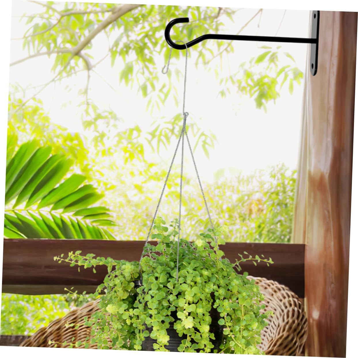 YARNOW 8 Ensembles Crochet De Pot De Fleur Suspendu Crochets Extérieurs pour Suspendre Plantes Crochet pour Suspendre Plantes Crochets De Crochet De Plafond